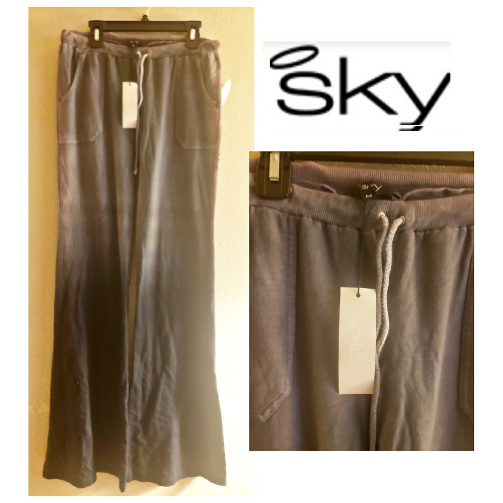 Sky ombre lounge pants.  Drawstring.  Sz Med